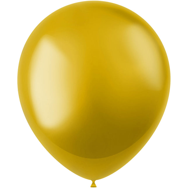 Złote balony Metallic Stardust Gold 33cm 10szt