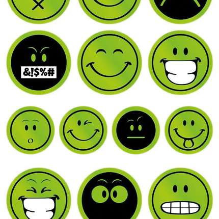 Arkusz naklejek Smiley Reflective