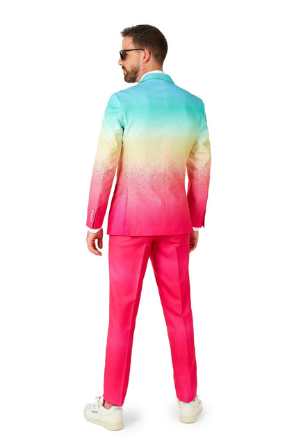 Garnitur męski Rainbow Fuchsia Blue <tc>OppoSuits</tc>