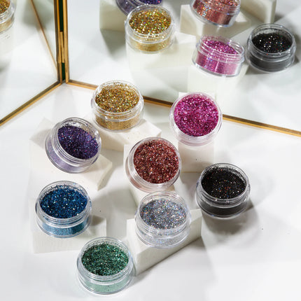 Moon Glitter Holographic Glitter Shakers Black 5g