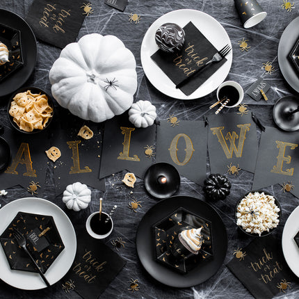 Pomarańczowy baner na Halloween 1,75 m