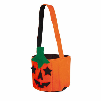 Halloweenowe wiaderko na cukierki Dynia 25 cm