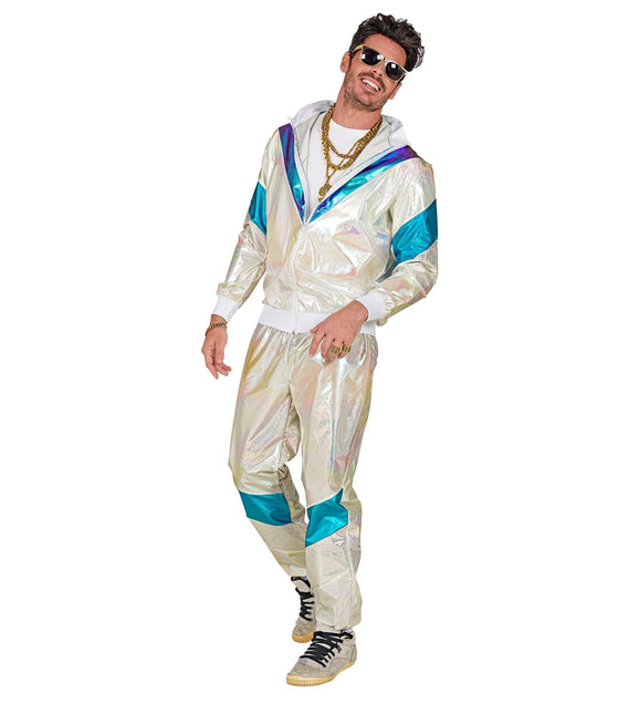 Neon 80S Tracksuit Faulty Pearl