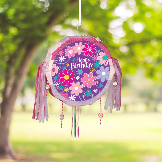 Pinata Flowers Happy Birthday