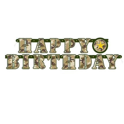 Chusta wojskowa Happy Birthday 1,64 m