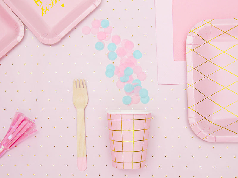 Confetti Rounds Light Blue