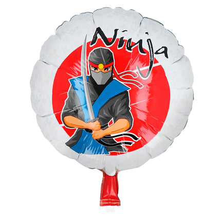 Balon helowy Ninja pusty 45 cm