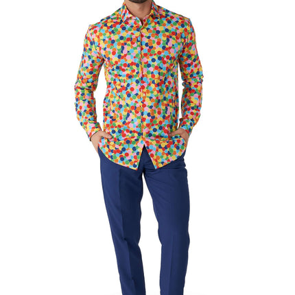 Party Confetti Shirt Men <tc>OppoSuits</tc>
