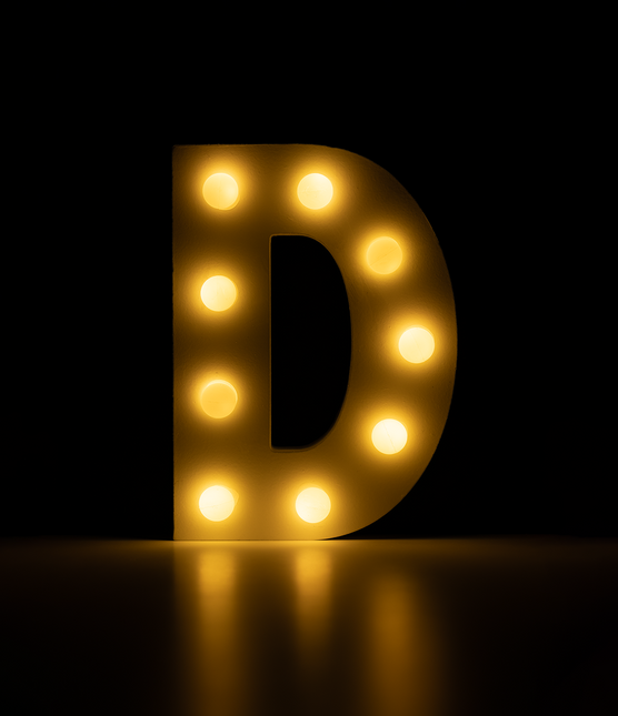 D Light Letter 16,5 cm