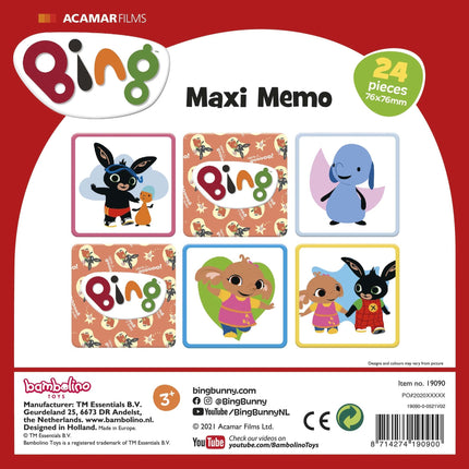 Bing Maxi Memo 36szt