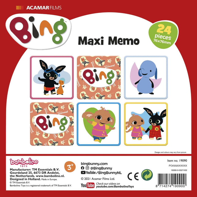 Bing Maxi Memo 36szt