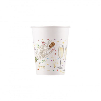 Musujące kubki Celebration 200ml 8szt