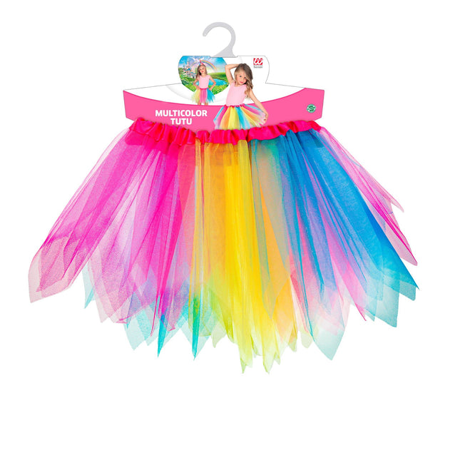 Kolorowa Tutu Dziewczynka 40cm