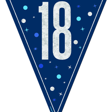 18 lat Girlanda niebieska 2,5 m
