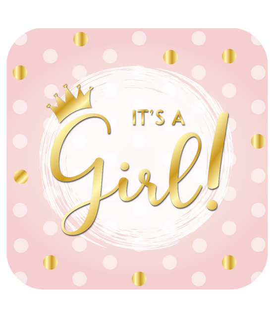 Szyld okienny It'S A Girl 56cm