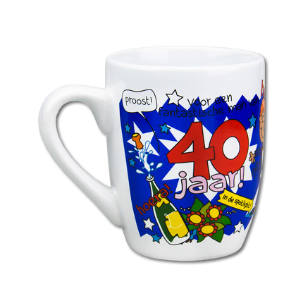 Kubek 40 Years Man 12cm