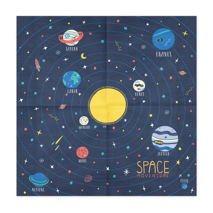 Serwetki Space 33cm 20szt