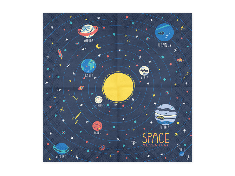 Serwetki Space 33cm 20szt