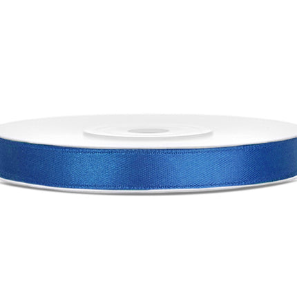 Wstążka satynowa Royal Blue 6mm 25m