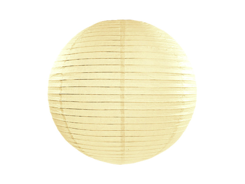 Okrągły lampion z kremem waniliowym 20 cm