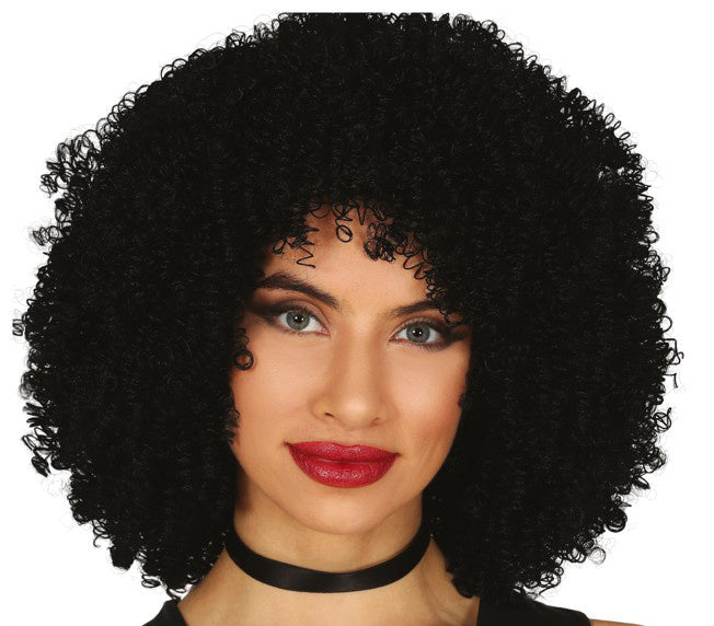 Czarna peruka afro