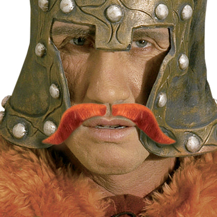 Viking Fake Mustache Red