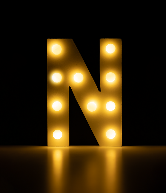 N Light Letter 16.5cm