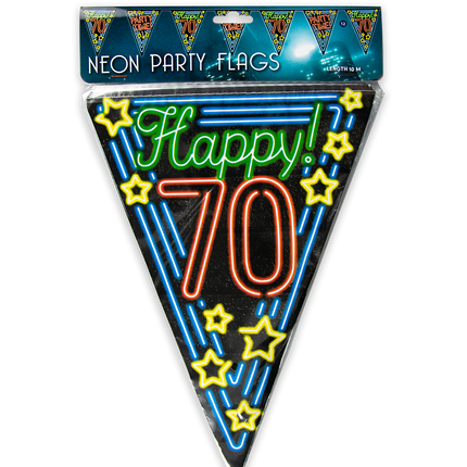 Garlands 70 Years Neon 10m
