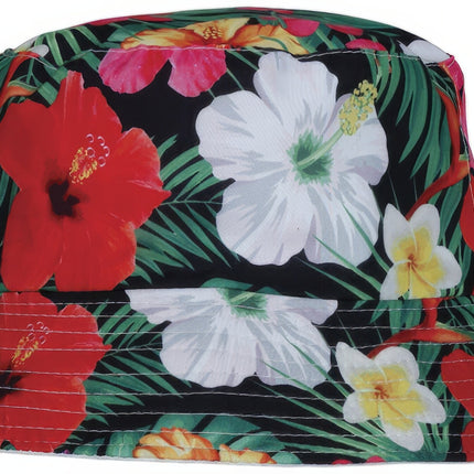 Hawaii Bucket Hat Flowers