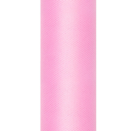 Jasnoróżowa rolka tiulu 30cm 9m