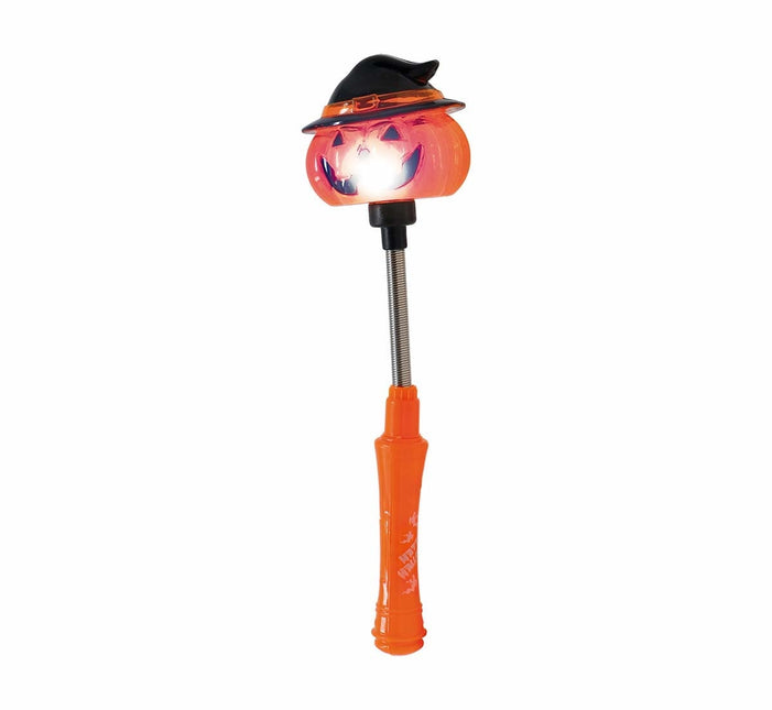 Różdżka na Halloween Dynia ze światłem 24 cm
