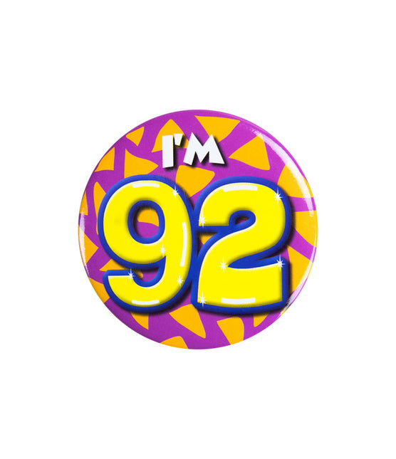 Mam 92 lata Guzik 92 lata 5,5 cm