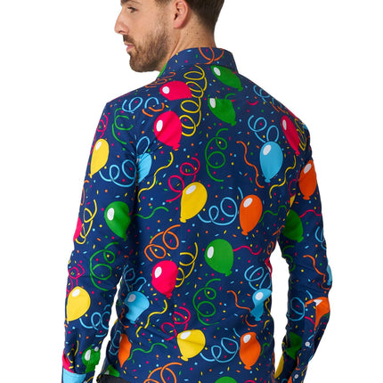 Party Balloons Shirt Men <tc>Suitmeister</tc>