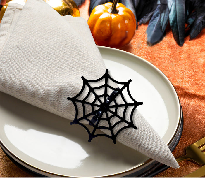 Halloweenowy uchwyt na serwetki Spider's Web