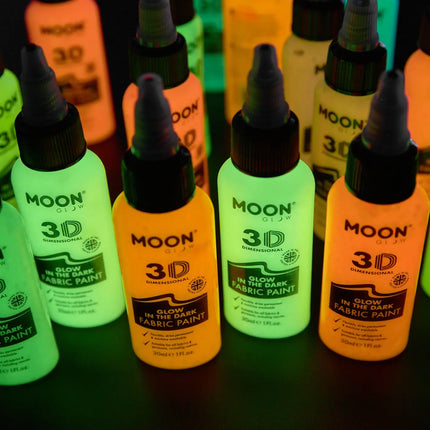 Niewidoczna farba do tkanin Moon Glow Glow in the Dark 30ml