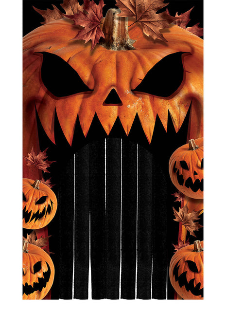 Halloweenowa kurtyna drzwiowa Pumpkin 2,45 m