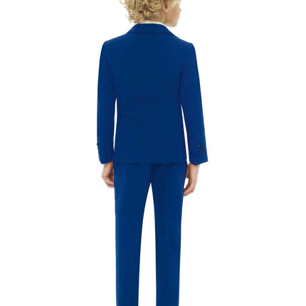 Chłopiec w ciemnoniebieskim garniturze <tc>OppoSuits</tc>