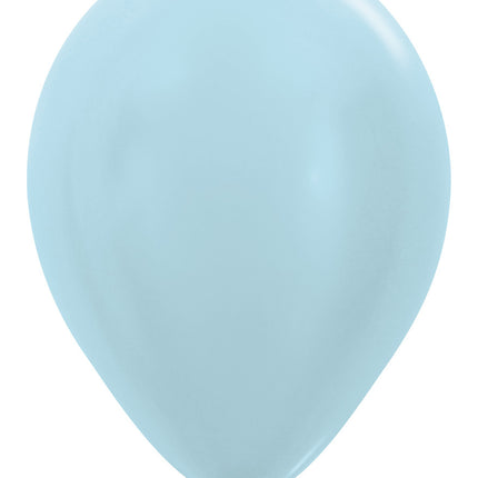 Balony Pearl Blue 30cm 50szt