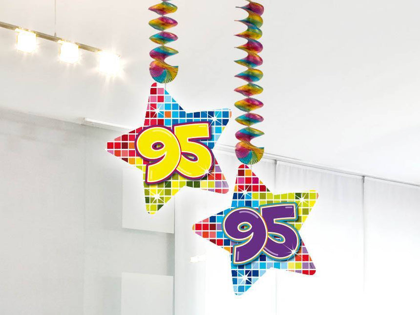 Dekoracja wisząca 95 lat 75 cm 2 szt.