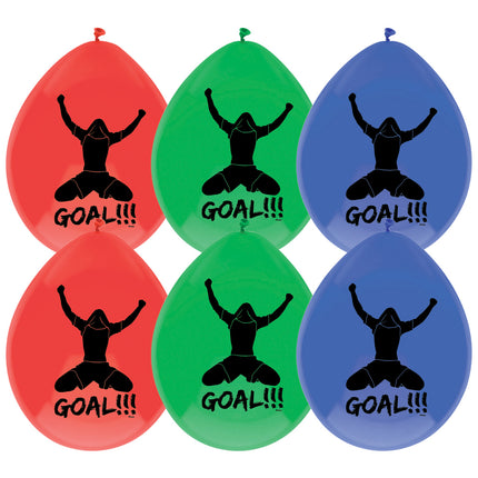 Balony Goal 30cm 6szt