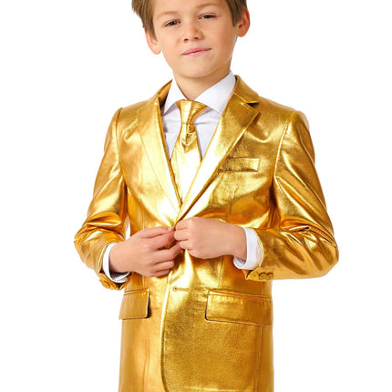 Chłopiec w złotym kombinezonie <tc>OppoSuits</tc>