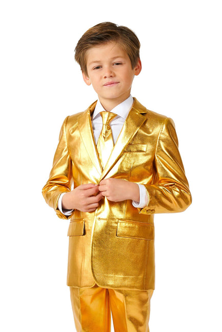 Chłopiec w złotym kombinezonie <tc>OppoSuits</tc>