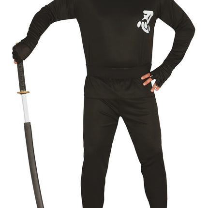 Kostium Ninja Mężczyźni Czarny L