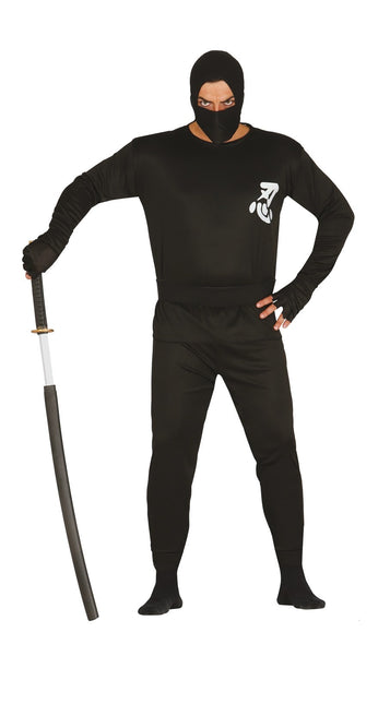 Kostium Ninja Mężczyźni Czarny L