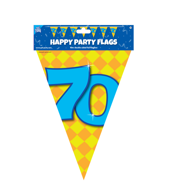 Flagline 70 Years Coloured 10m