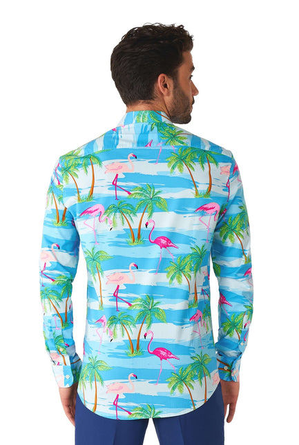 Hawaii Flamingo Shirt Men <tc>OppoSuits</tc>