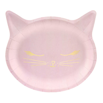 Talerze Cat 22cm 6szt