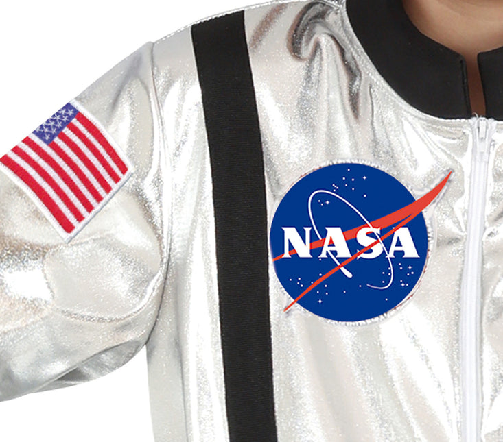 Kombinezon astronauty Srebrny chłopiec