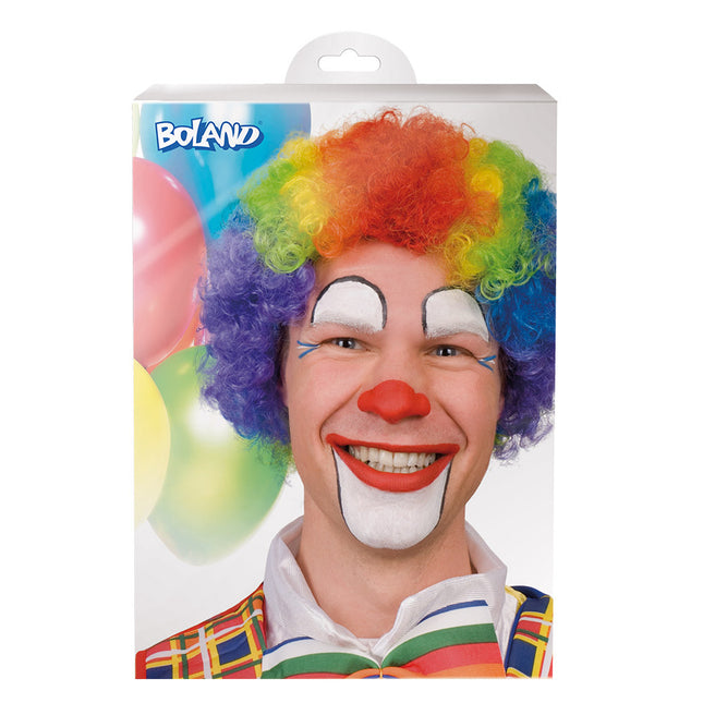 Kolorowa peruka Curly Clown