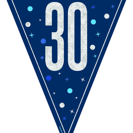 30-letnia girlanda niebieska 2,5 m